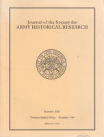 Image of cover of 'Journal of the Society for Army Historical Research'.