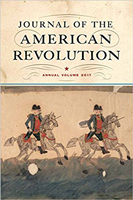 Image of cover of 2017 annual volume book of 'Journal of the American Revolution'.