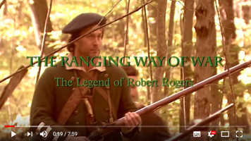 Screenshot image of opening titles of the PBS, Mountain Lake video documentary 'The Ranging Way of War'.