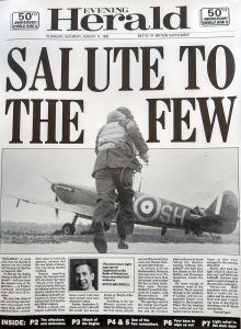 Plymouth Herald front page 11 Aug 1990